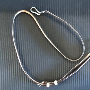 Coach leather crossbody strap